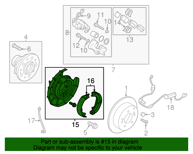 582503S300 Parking Brake 20112016 Kia Sportage Columbia Wholesale