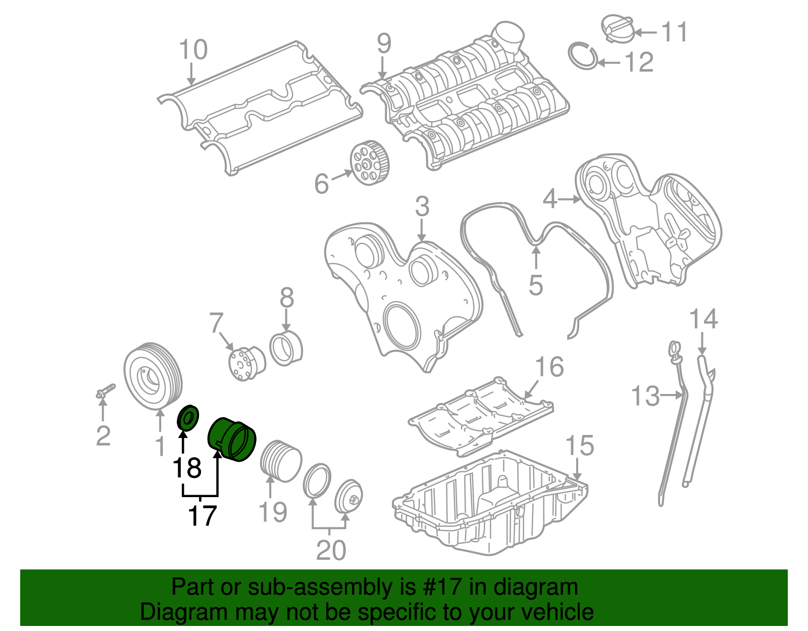 Engine Oil Filter Shell - GM (9194659)
