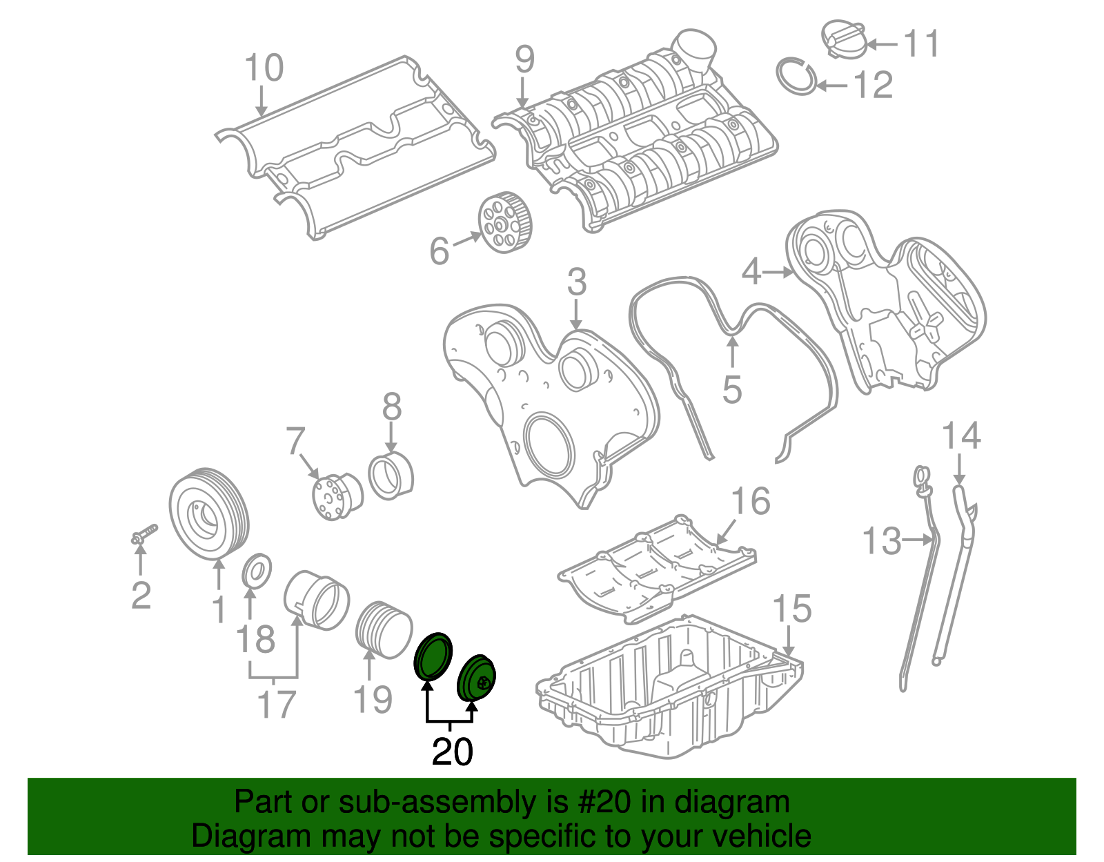 Oil Filter Adapter Cover - GM (90543942)