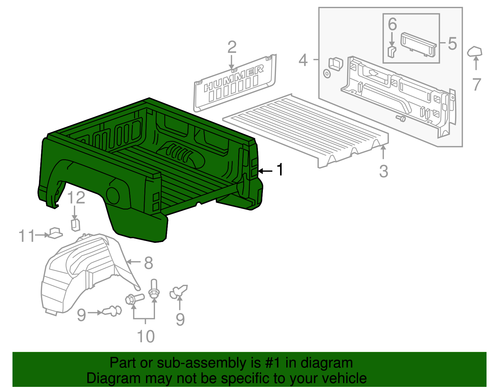Pickup Box Assembly - GM (94730237)