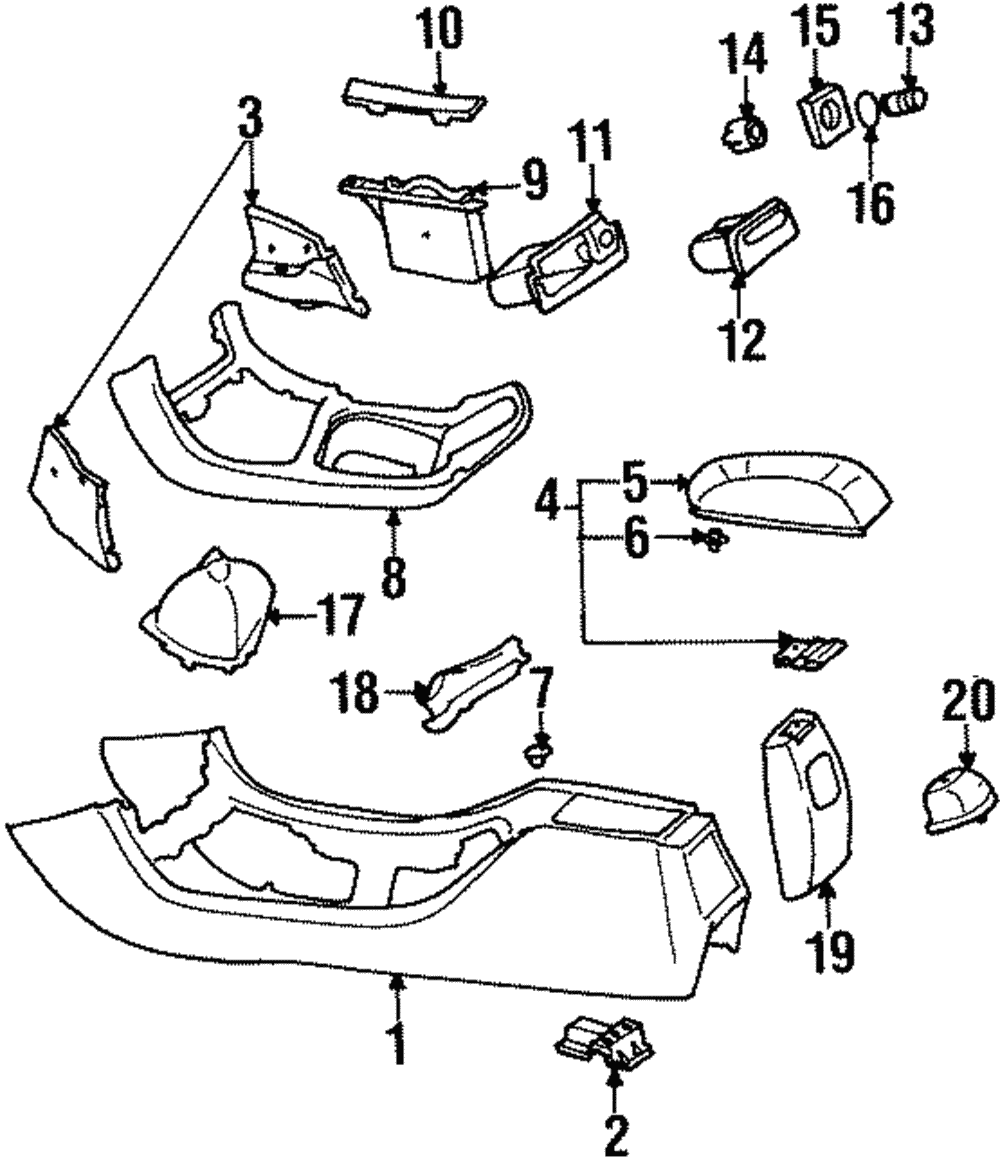 Armrest Door - Ford (YS8Z-6306024-CAA)