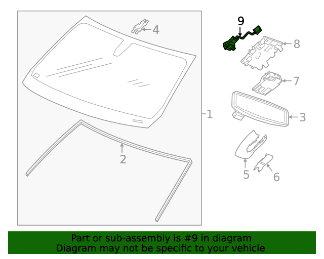 20202022 GM Windshield Outside Moisture, Ambient Light, and Humidity