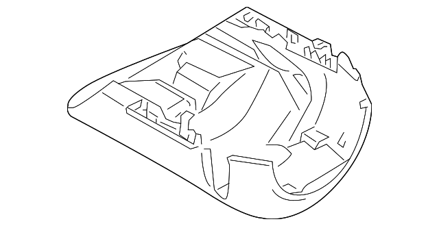 61319174346 - 2008-2015 BMW Lower Column Cover (61-31-9-174-346) | BMW ...