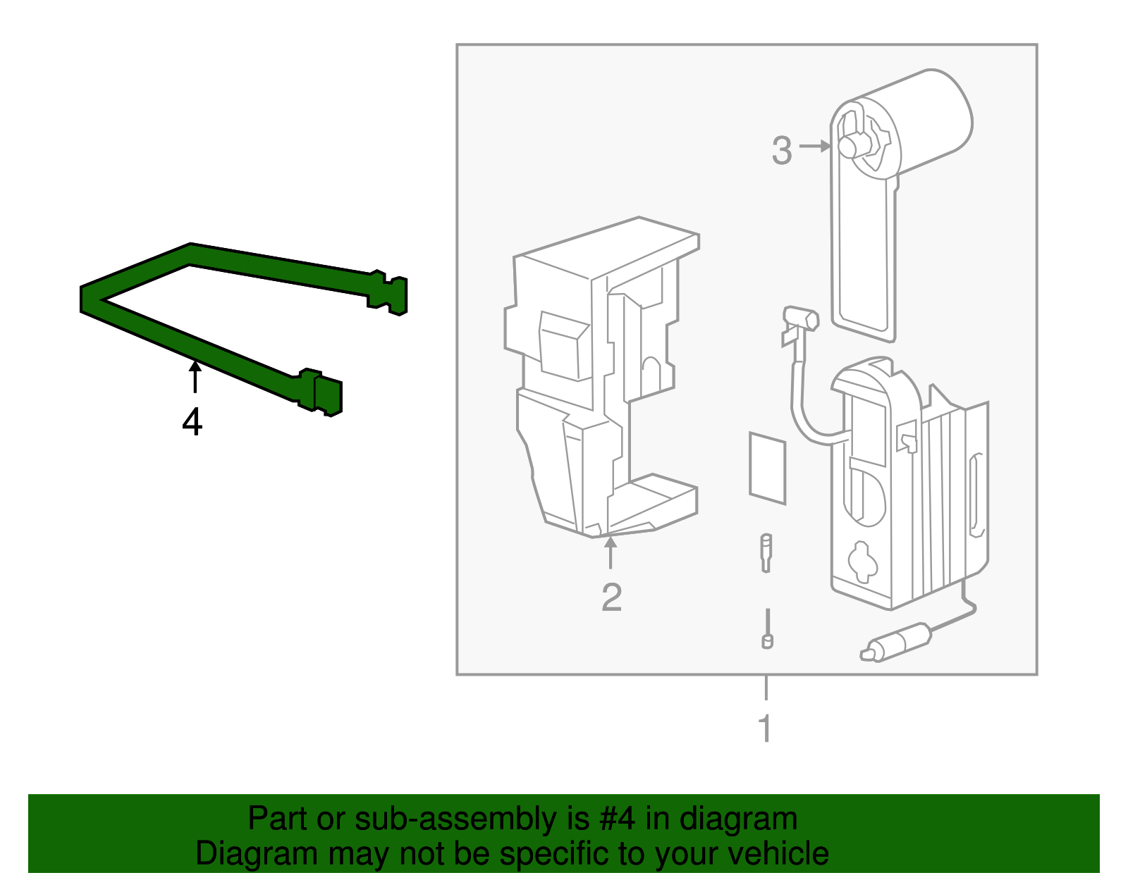 Tire Inflator Strap - GM (19303526)
