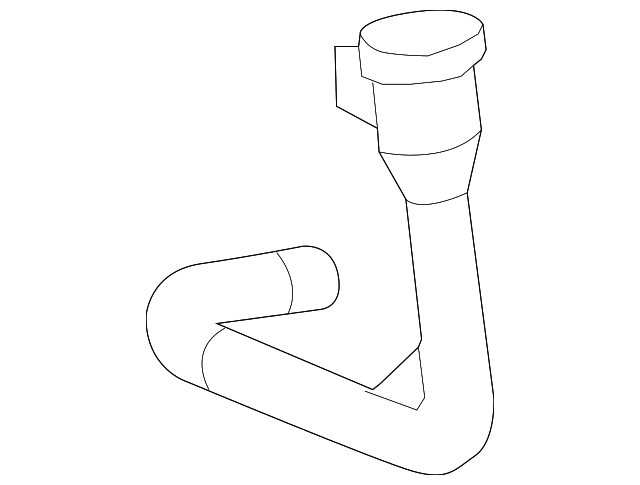 Windshield Washer Fluid Reservoir Filler Tube - GM (92220102)
