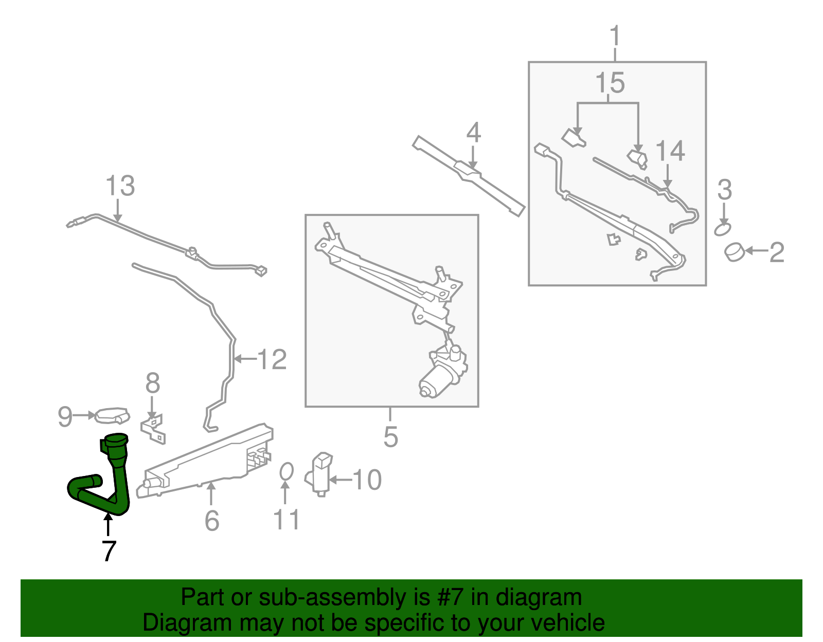 Windshield Washer Fluid Reservoir Filler Tube - GM (92220102)