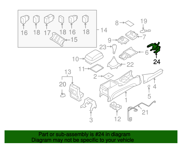 20072012 Hyundai Santa Fe Parking Brake Control 597102B050WK OEM Parts Online