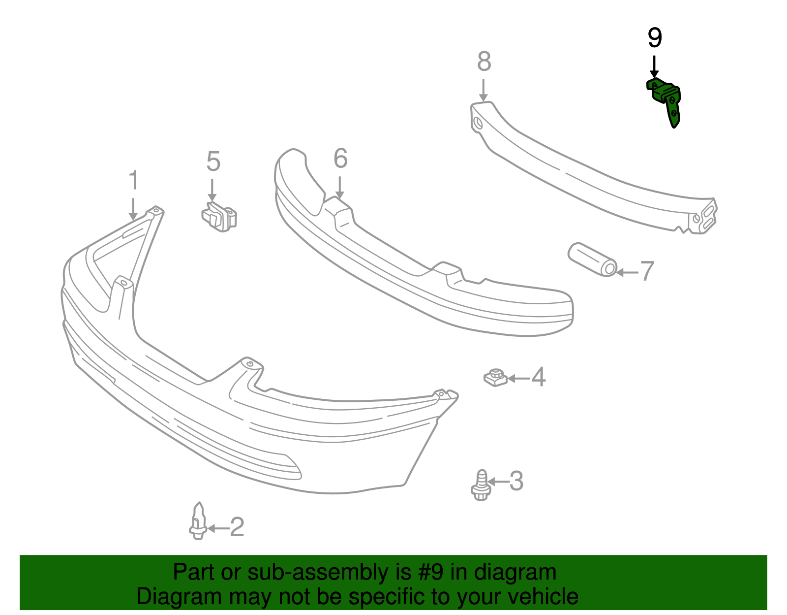 Reinforced Beam Stay - Toyota (52142-AA020)