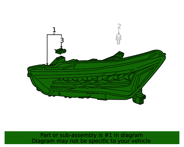 33100T3R306 Composite Headlamp 20192022 Acura ILX Acura Express