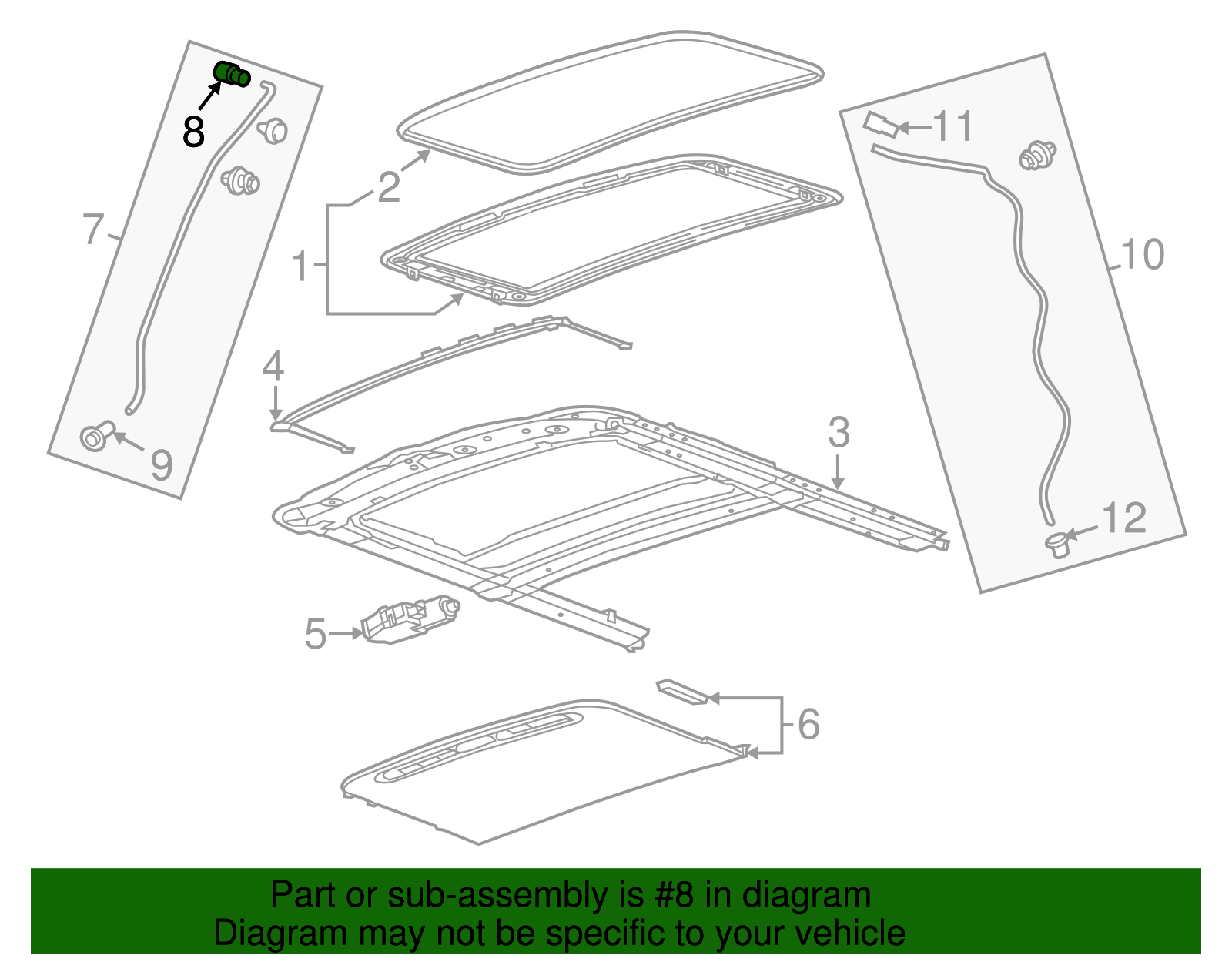 Sunroof Drain Hose Connector - GM (96845318)