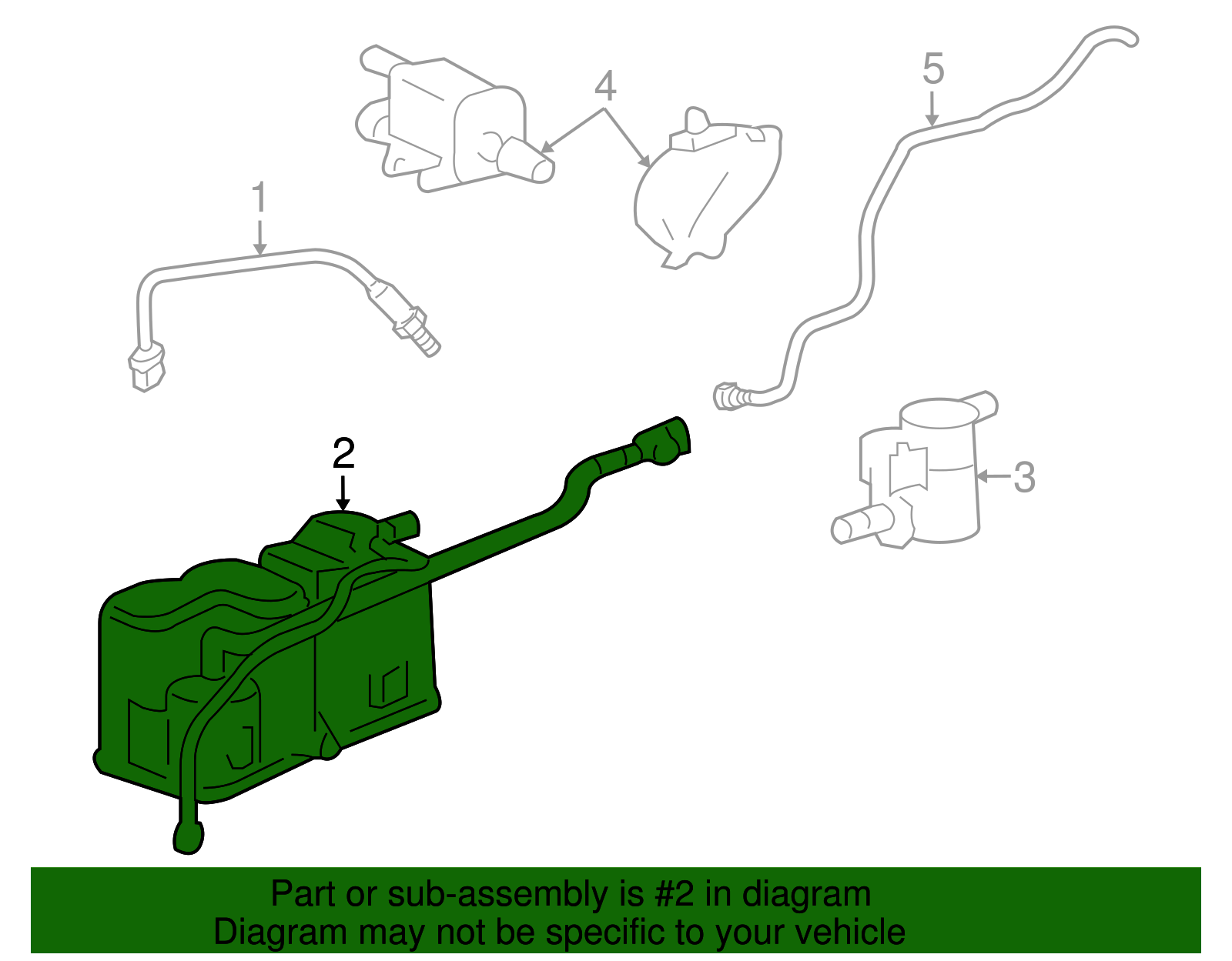 Vapor Canister - GM (10376010)
