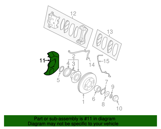 512713E450 Splash Shield 20072009 Kia Sorento Kia.Parts Store