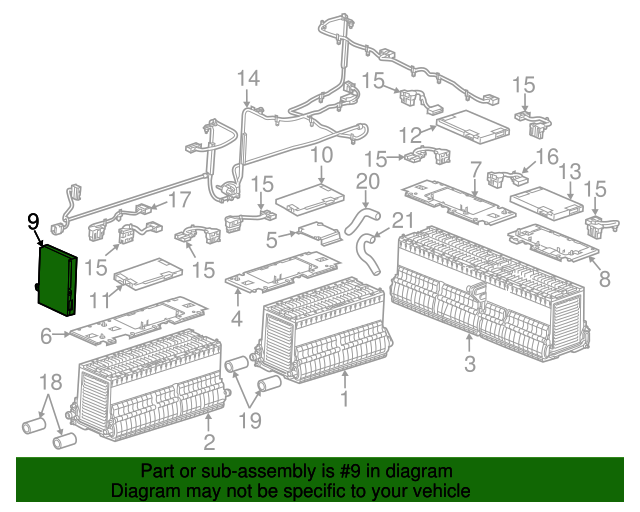 Genuine OEM Battery Energy Control Module Part 24279766 Fits 20132015