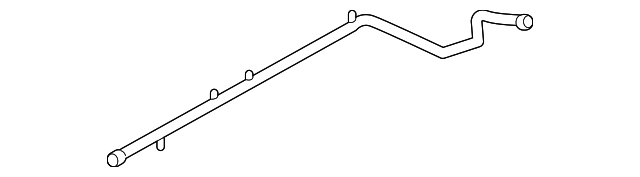 Genuine OEM Overflow Hose Part# LR163783 Fits 2020-2023 Land Rover 