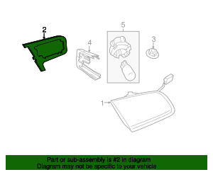 63217274614 - 2011-2013 BMW Tail Lamp Seal (63-21-7-274-614) | BMW of ...