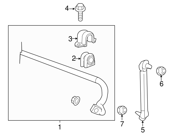 Chevrolet GM OEM 12-18 Sonic Stabilizer Sway Bar-Front-Stabilizer Link 42342547 Chevrolet GM OEM 12-18 Sonic Stabilizer Sway Bar-Front-Stabilizer Link 42342547