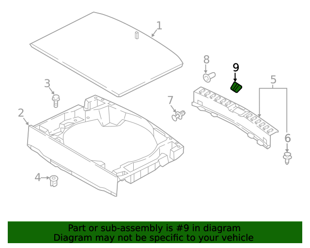 20182020 Mitsubishi Eclipse Cross Sill Plate Cover 7240A224XA QuirkParts
