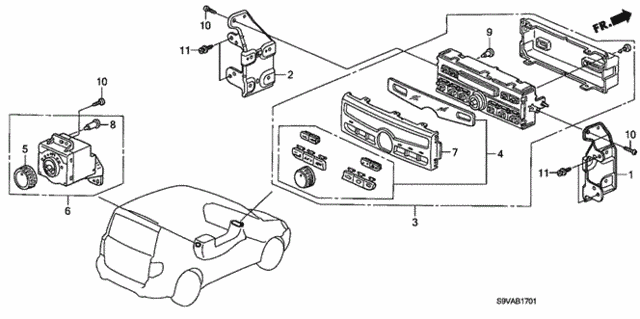 14V 100Ma Bulb Genuine Honda 79670-SL0-A01 Neo-Wedge