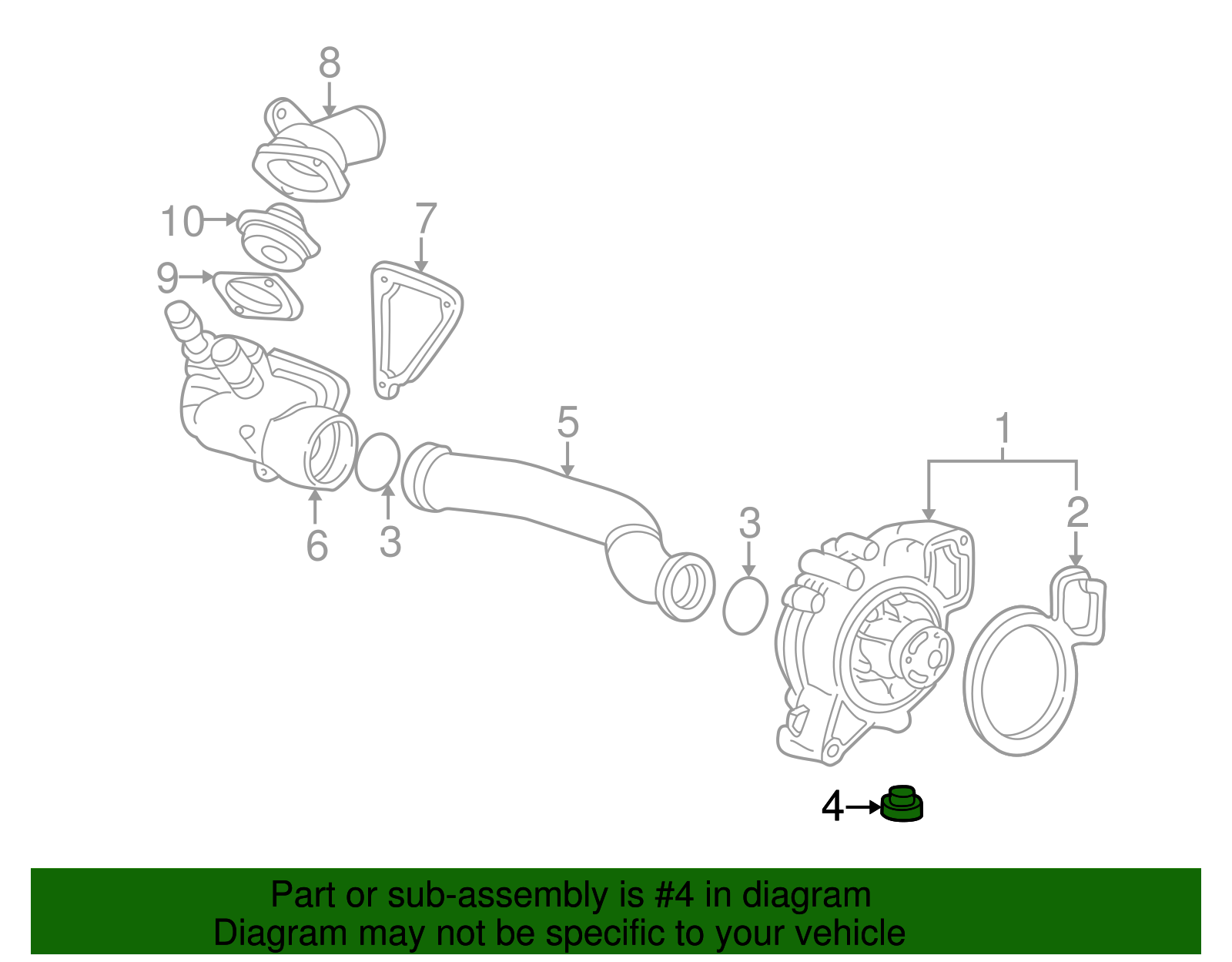 Engine Block Coolant Drain Hole Plug - GM (90537623)
