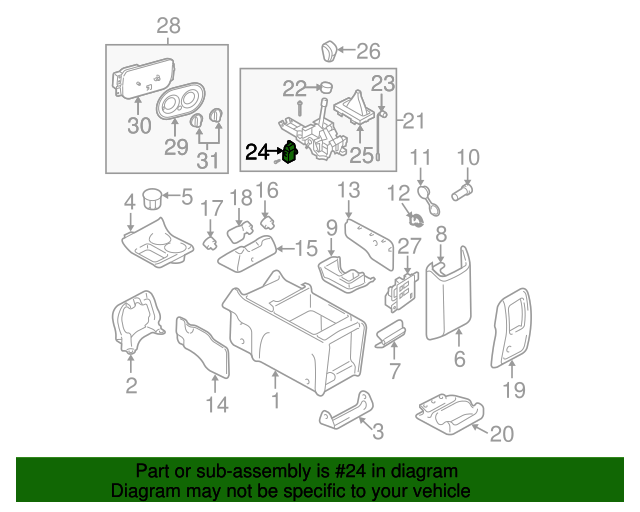 20032007 Ford Actuator Assembly 5L1Z3Z719A QuirkParts