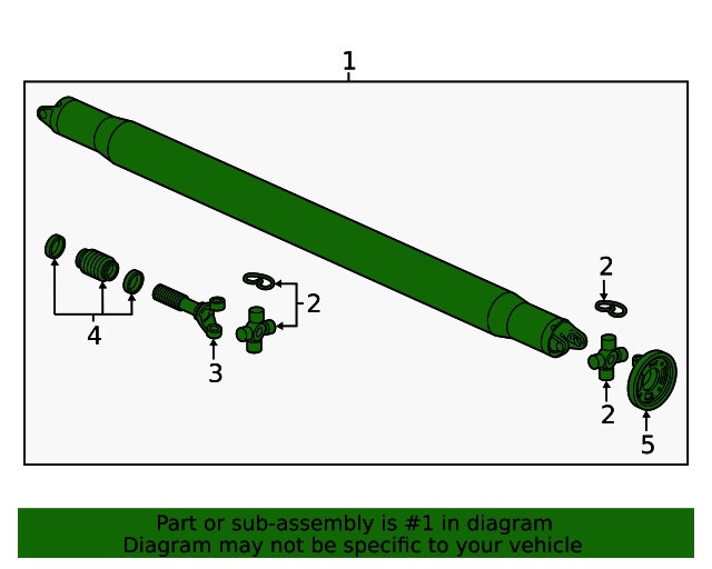 20202021 Chevrolet Silverado 1500 Drive Shaft 84922901 GM Parts Online