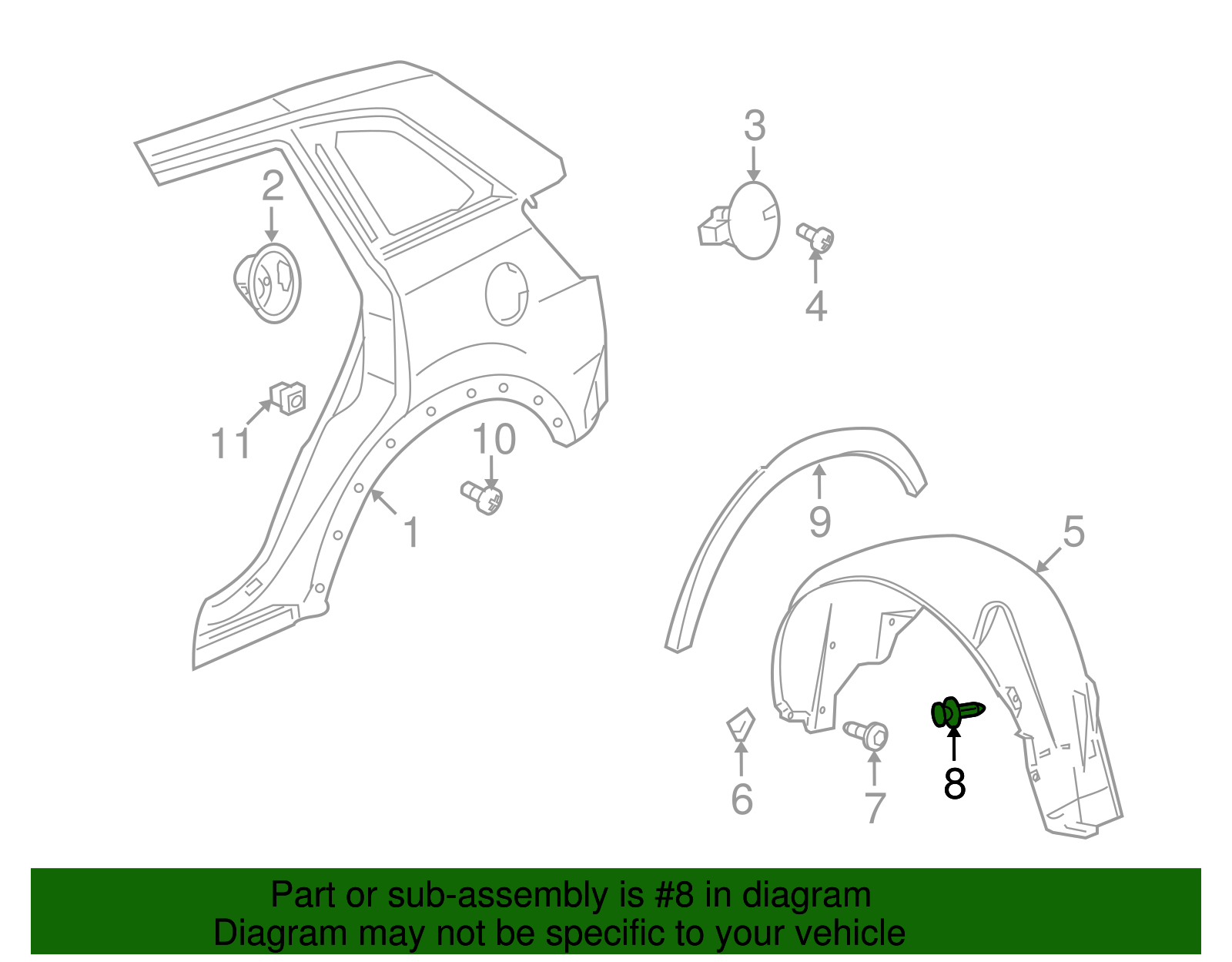 Multi-Purpose Retainer - GM (94535928)