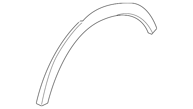 Rear Passenger Side Fender Molding - GM (96660210)