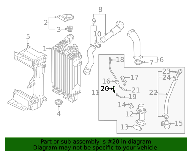 282372C100 Vacuum Hose 20212022 Kia Sorento Kia.Parts Store