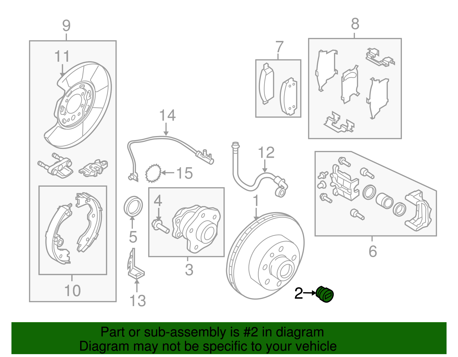 2003-2025 Nissan Rotor Plug 41098-8J000 | Temecula Nissan Parts