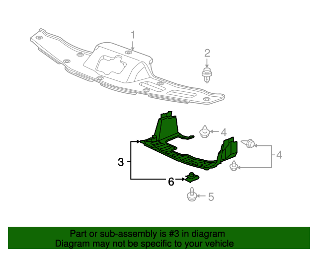 20092013 Honda Fit Cover, Engine (Lower) 74111TK6A00 Cheaper Honda