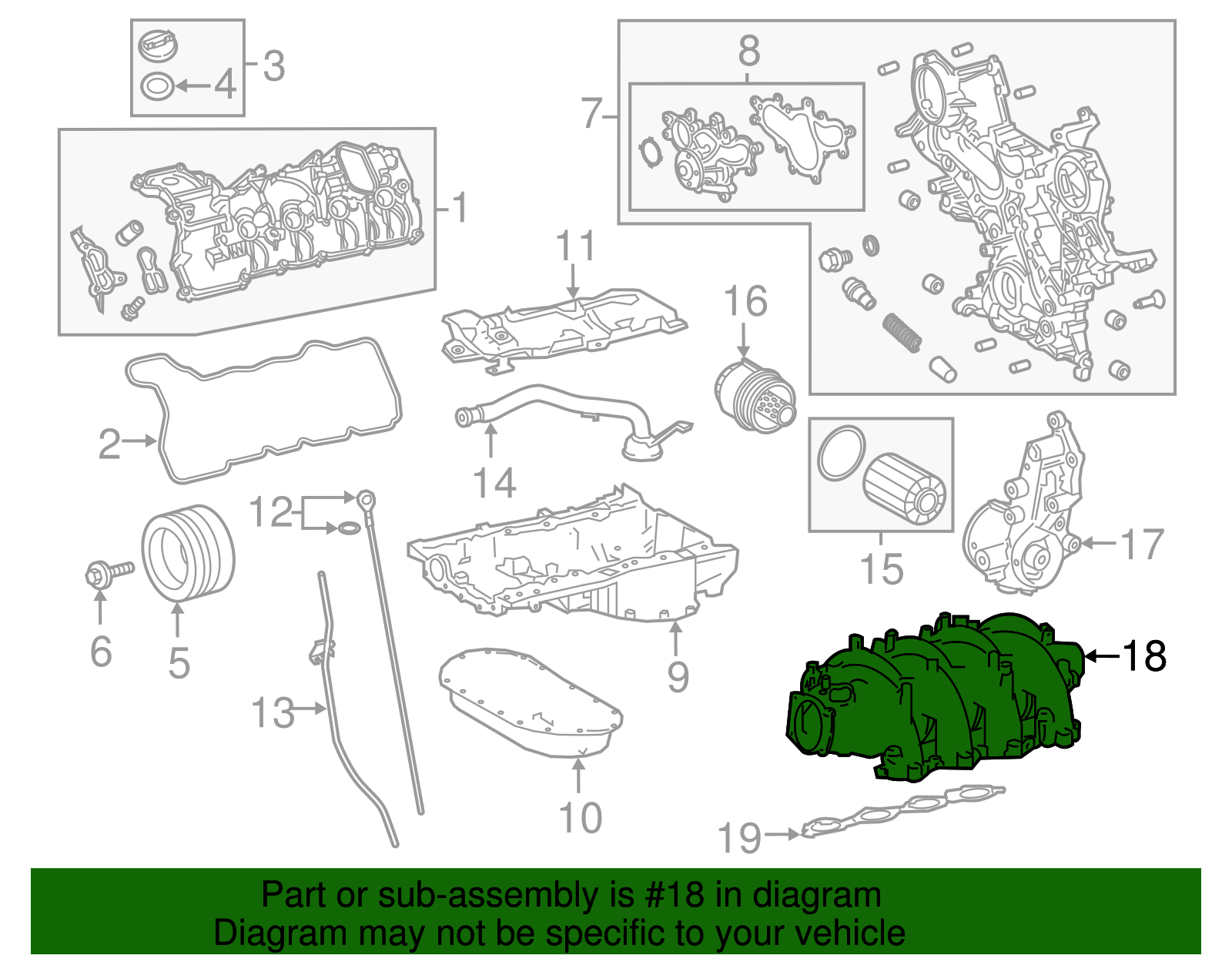 17190-38030 - 2018-2024 Lexus LC500 - Intake Manifold | My L Parts