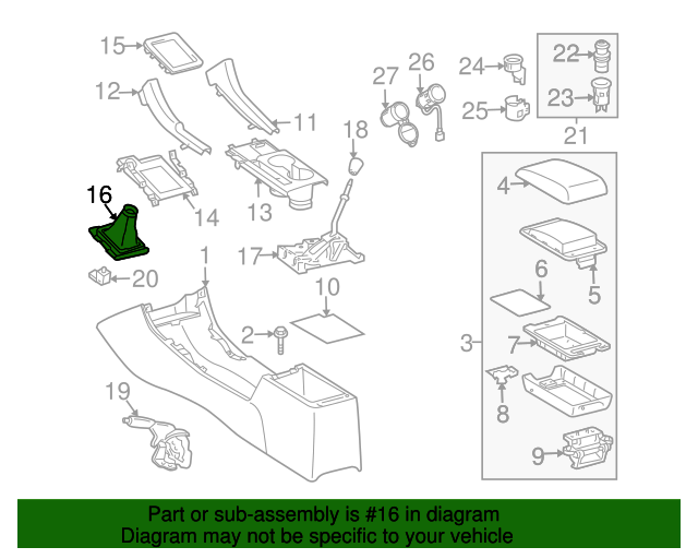 20052010 Scion tC Shift Boot 5880821020B0 OEM Parts Online