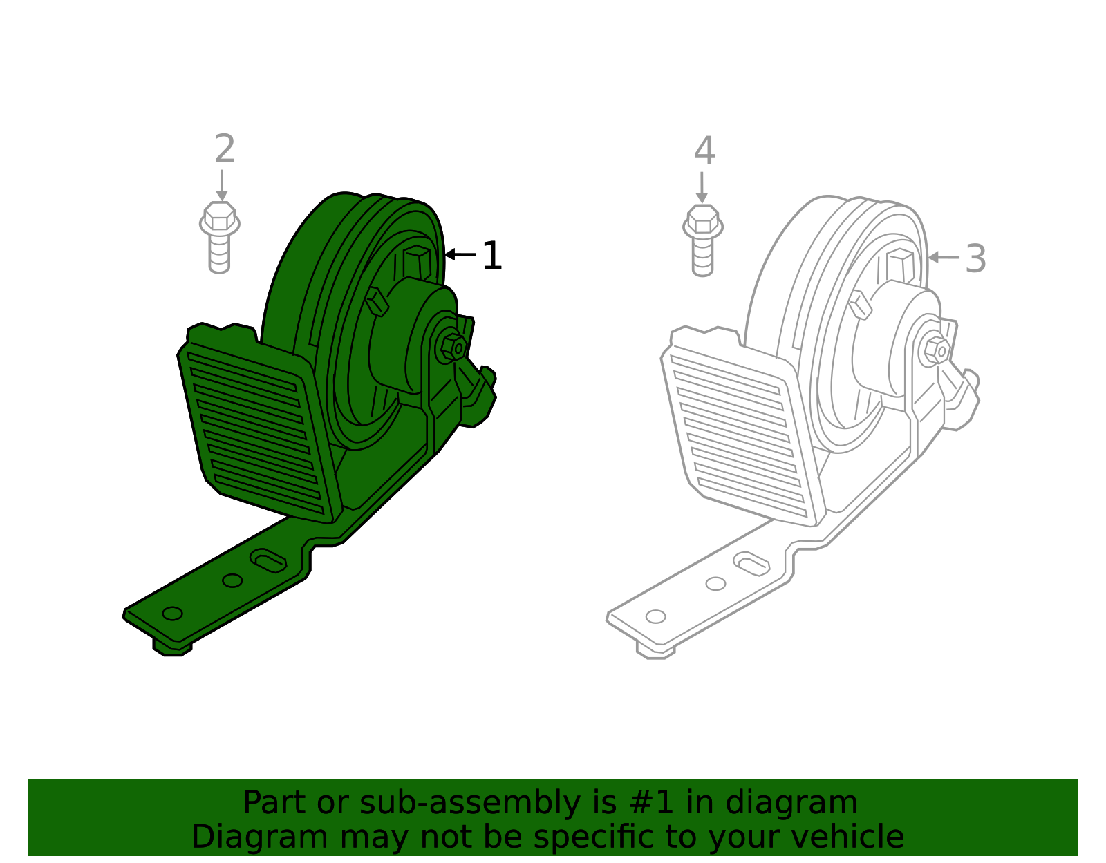 32328569 - Horn 2016-2025 Volvo | AutoNation Parts