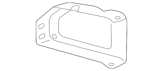 Brace Assembly, Rear Bpr Imp Bar - GM (88944140)