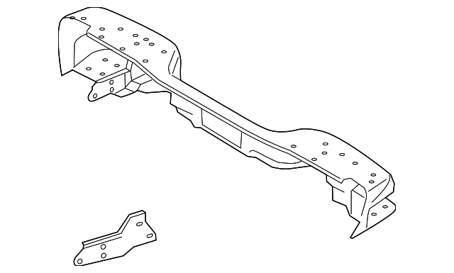 Rear Bumper Impact Bar - GM (88937342)