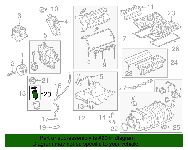 Oil Filter 20102024 Land Rover (LR011279) Land Rover Annapolis Parts