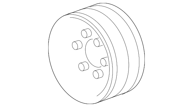 2010-2023 Land Rover Crankshaft Pulley LR124257 | JaguarParts.com