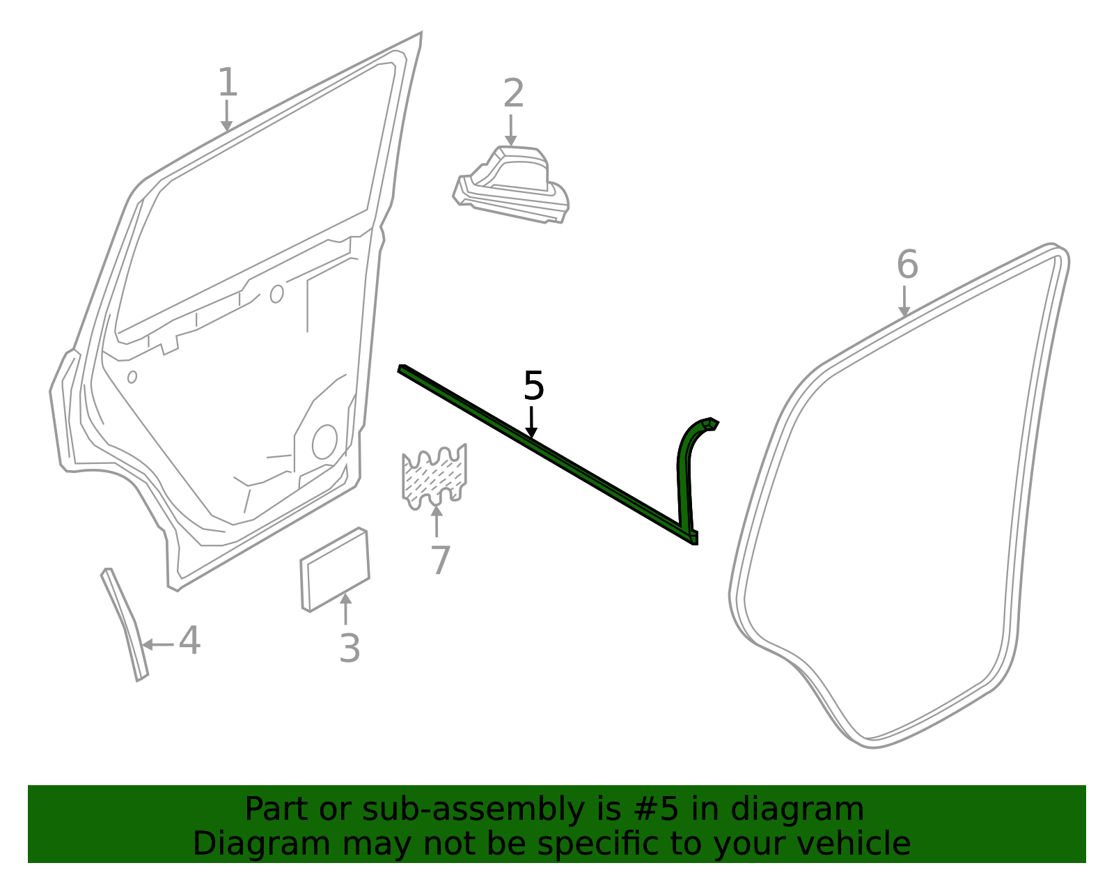 Door Weather 2GJ-839-119-A-5AP