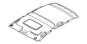 96946961 - Beige Headlining Trim Panel 2007-2011 Chevrolet Aveo ...