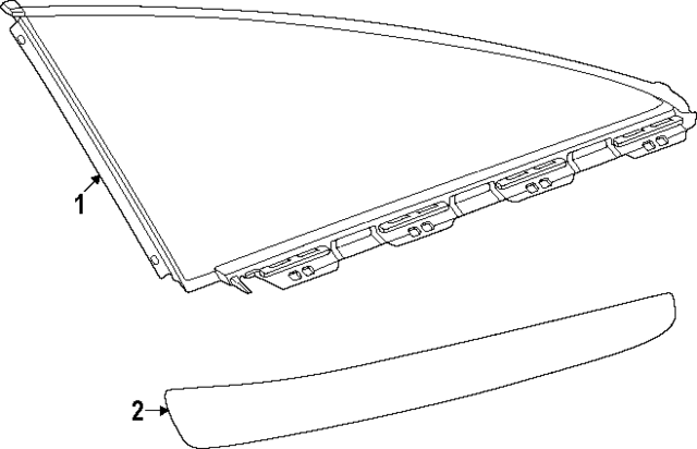 297-673-22-00 - Belt Molding 2022-2024 Mercedes-Benz | Mercedes 