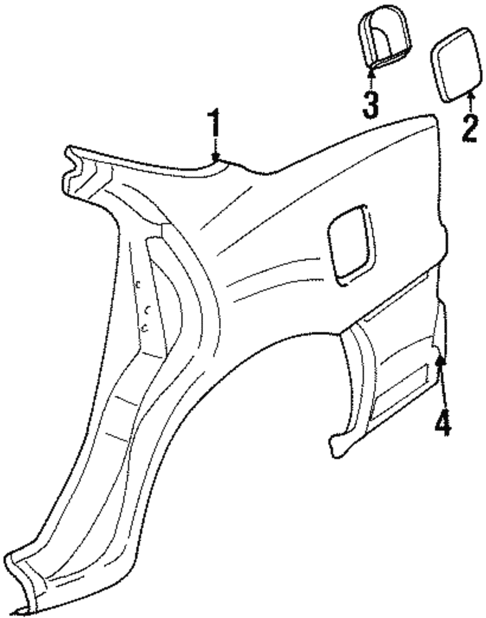 Panel Kit, Quarter Otr - GM (88896818)