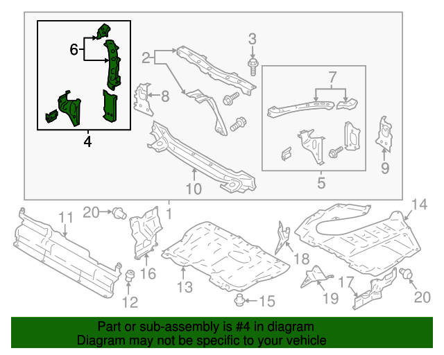 Perfect Fit Radiator Support Side Panels – Set Of 2 Left & Right For Ram 1500-3500 2013-2020