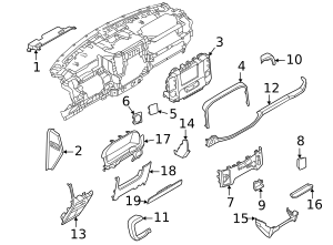 ML3Z-1504608-AB - Closure Panel 2021-2023 Ford | Ford OEM Parts Direct