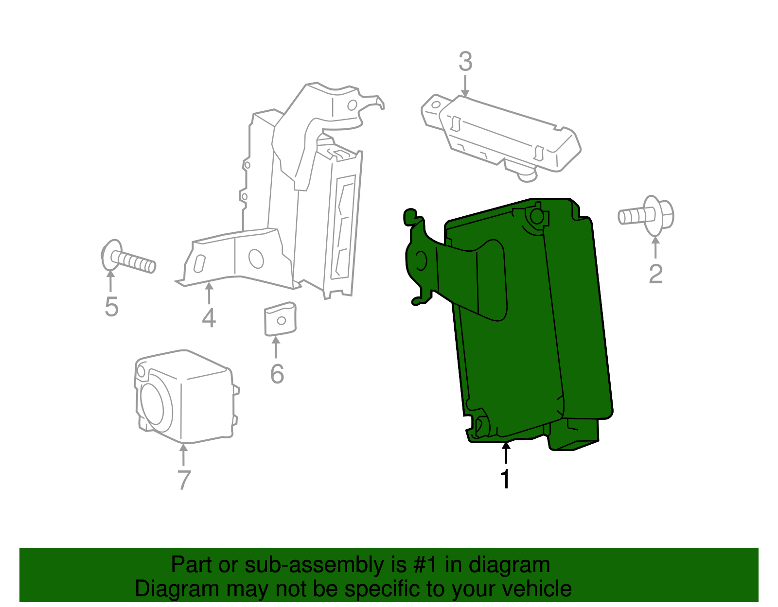 Receiver - Toyota (897B0-52010)