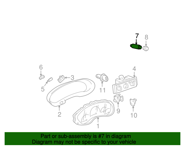 19972004 Oldsmobile Hazard Switch 10359040