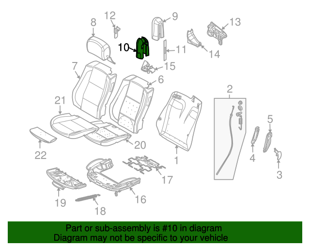 Genuine BMW 52107050678 Seat Belt Cover Insert FREE Shipping on