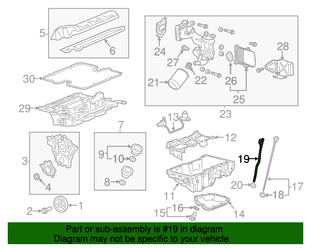 12620467 GM Engine Oil Level Indicator Tube GM Parts Store