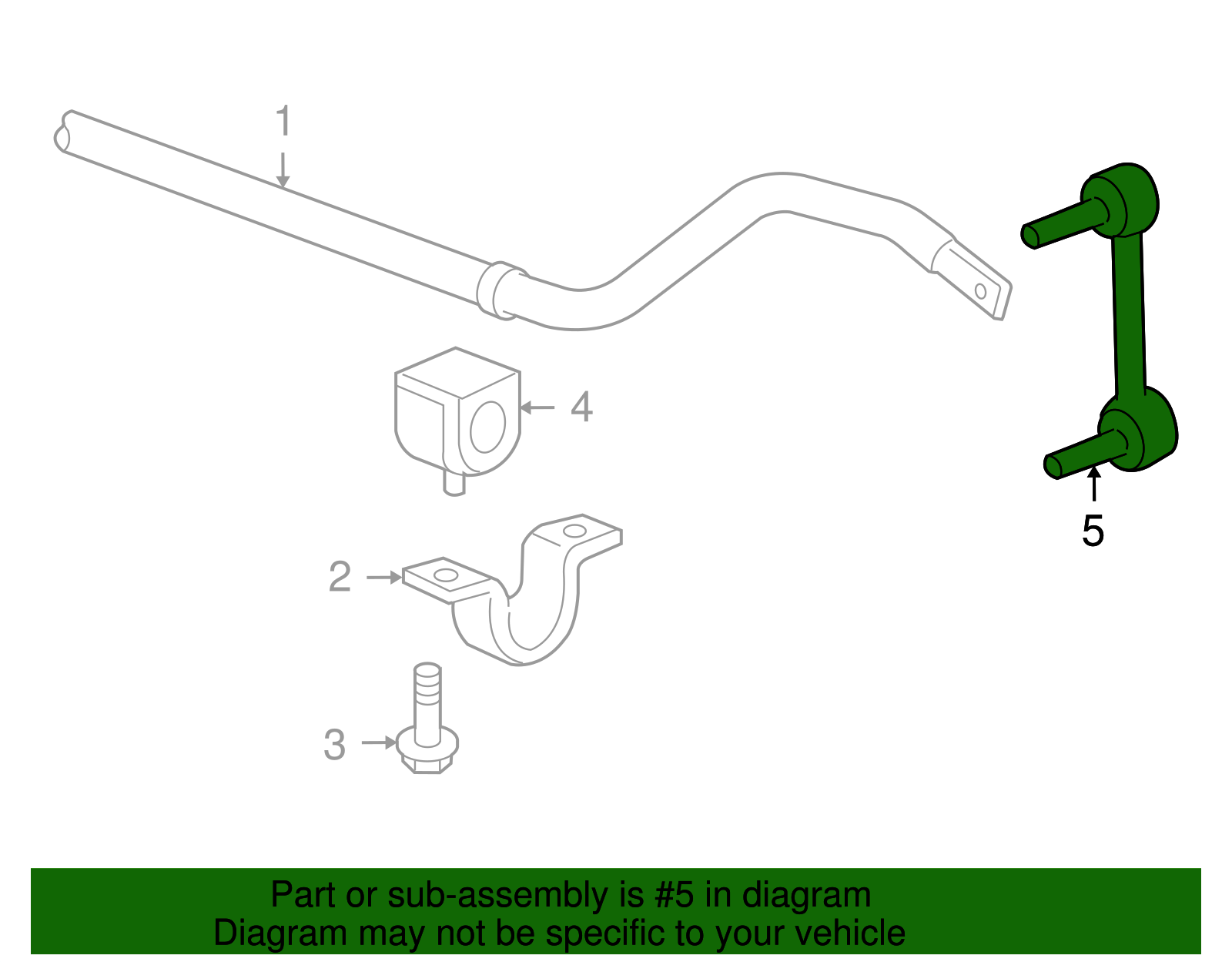 Front Suspension Stabilizer Shaft Link (19168014)