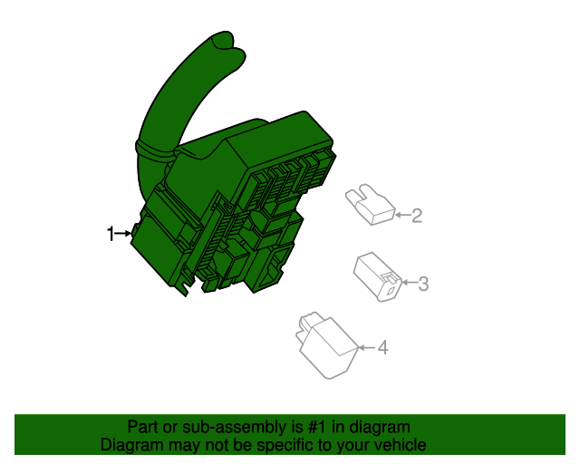 20182022 GM Instrument Panel Wiring Harness Junction Block 42604046