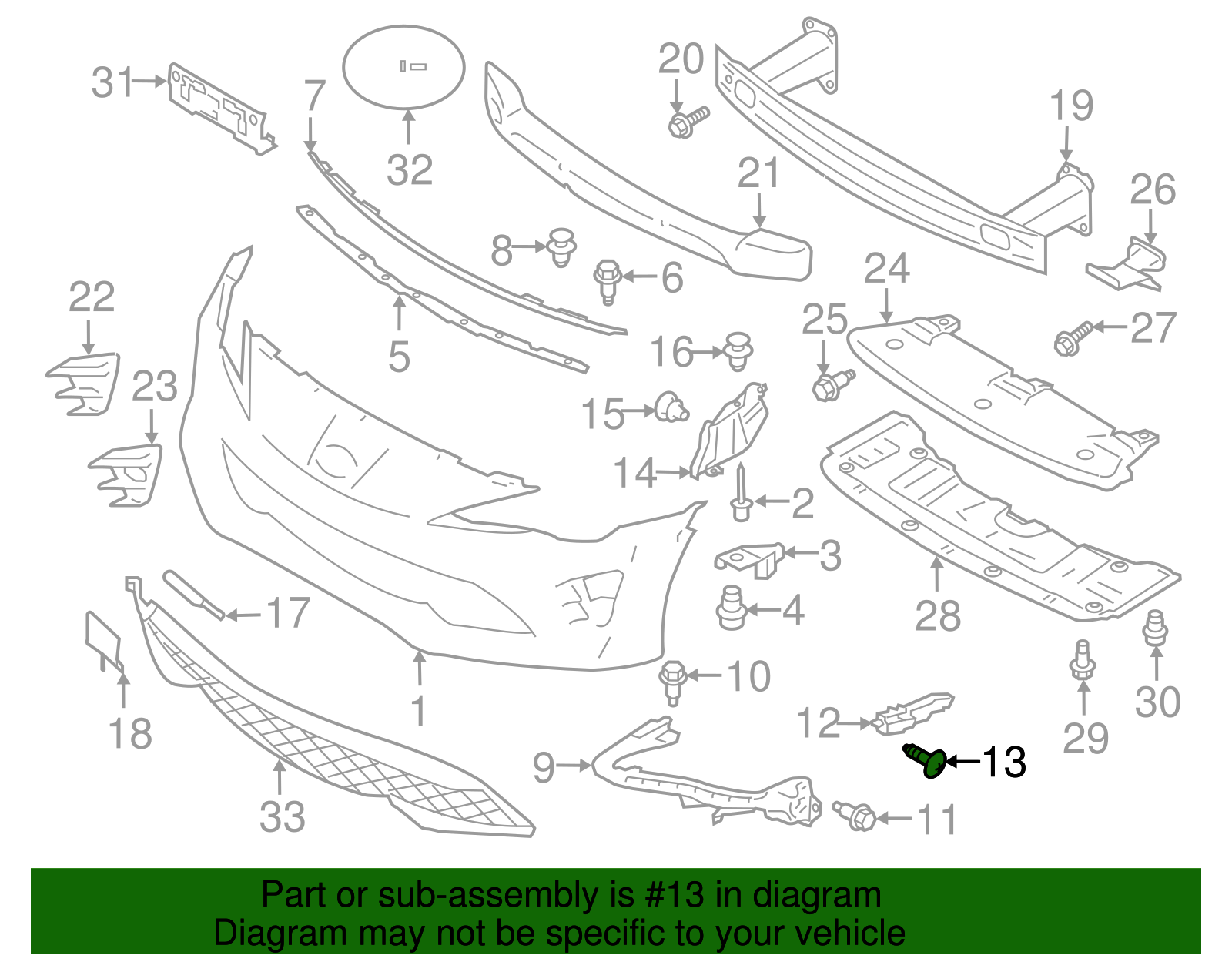 Door Interior Trim Panel Screw - Scion (SU003-00063)